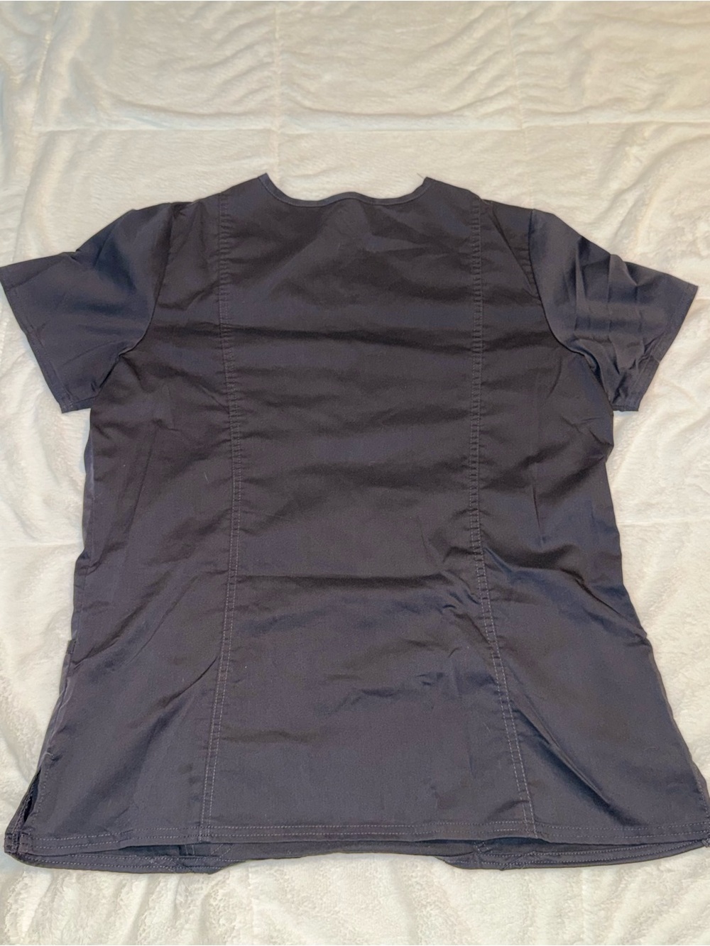 Cherokee Black V-Neck Workwear Top - Picture 2 of 3